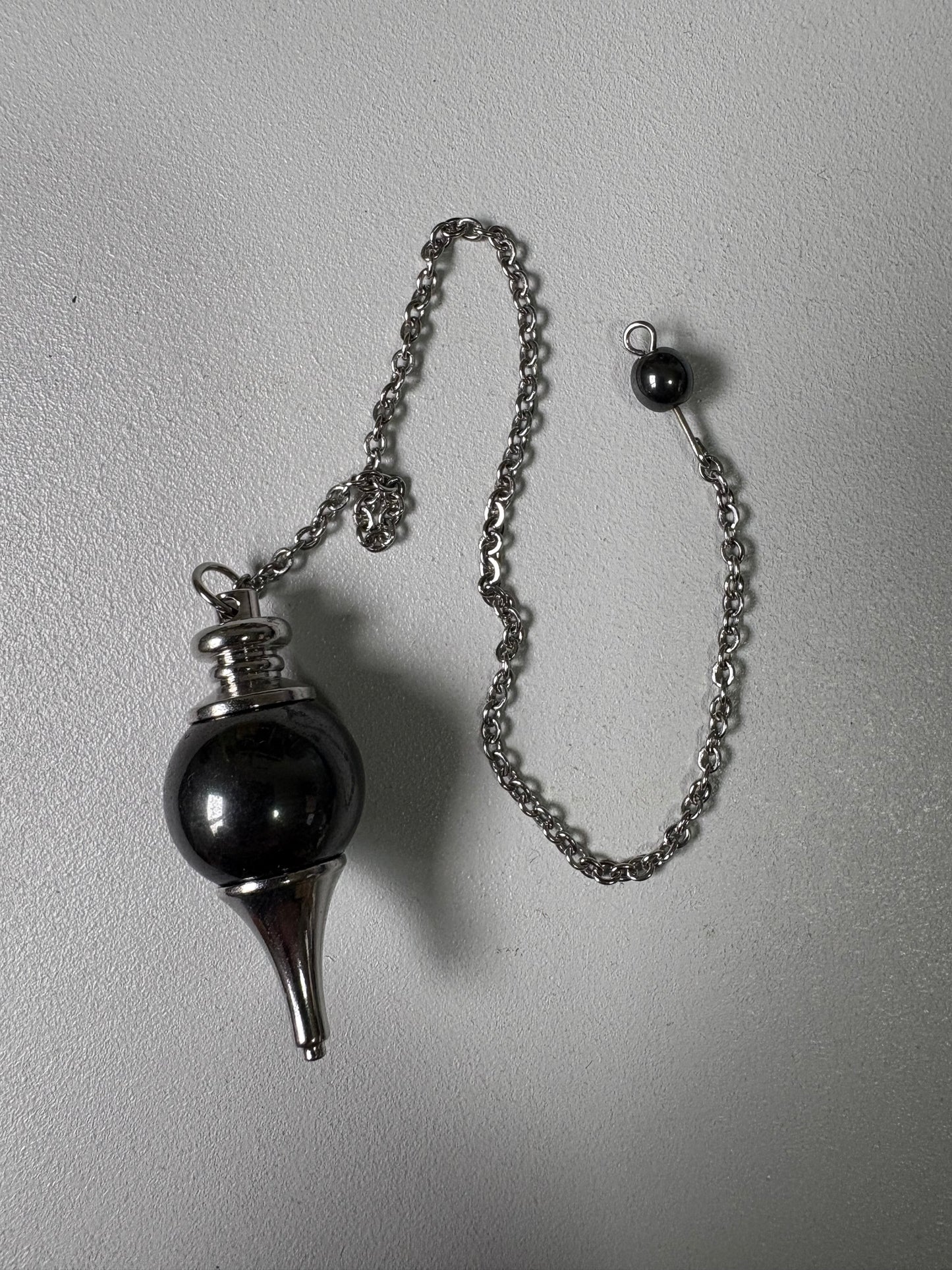 Pendule Hématite Sphère