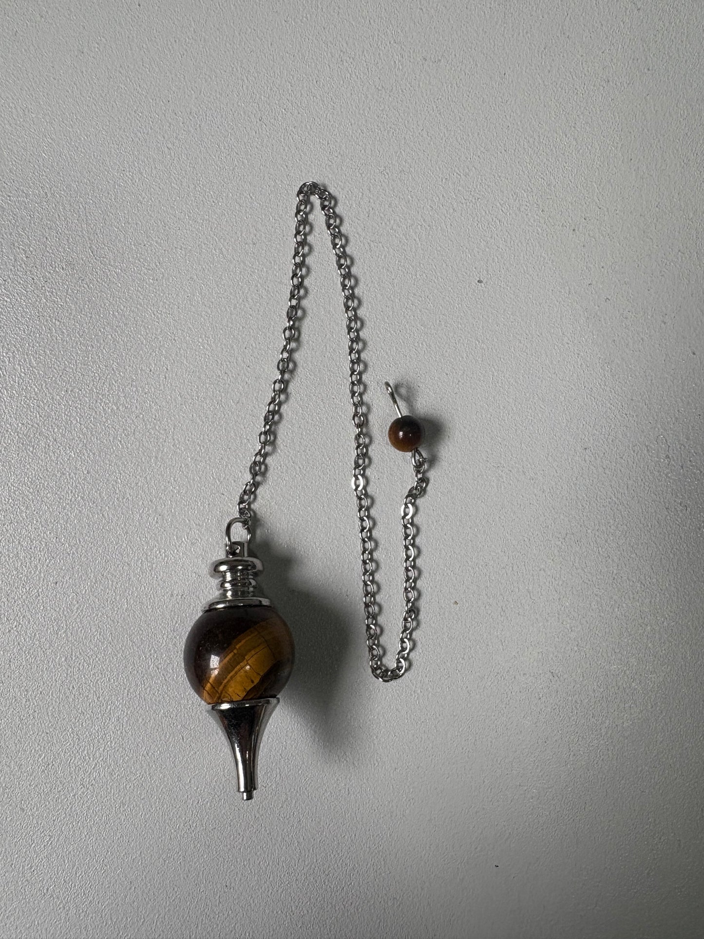 Pendule Œil de Tigre Sphère