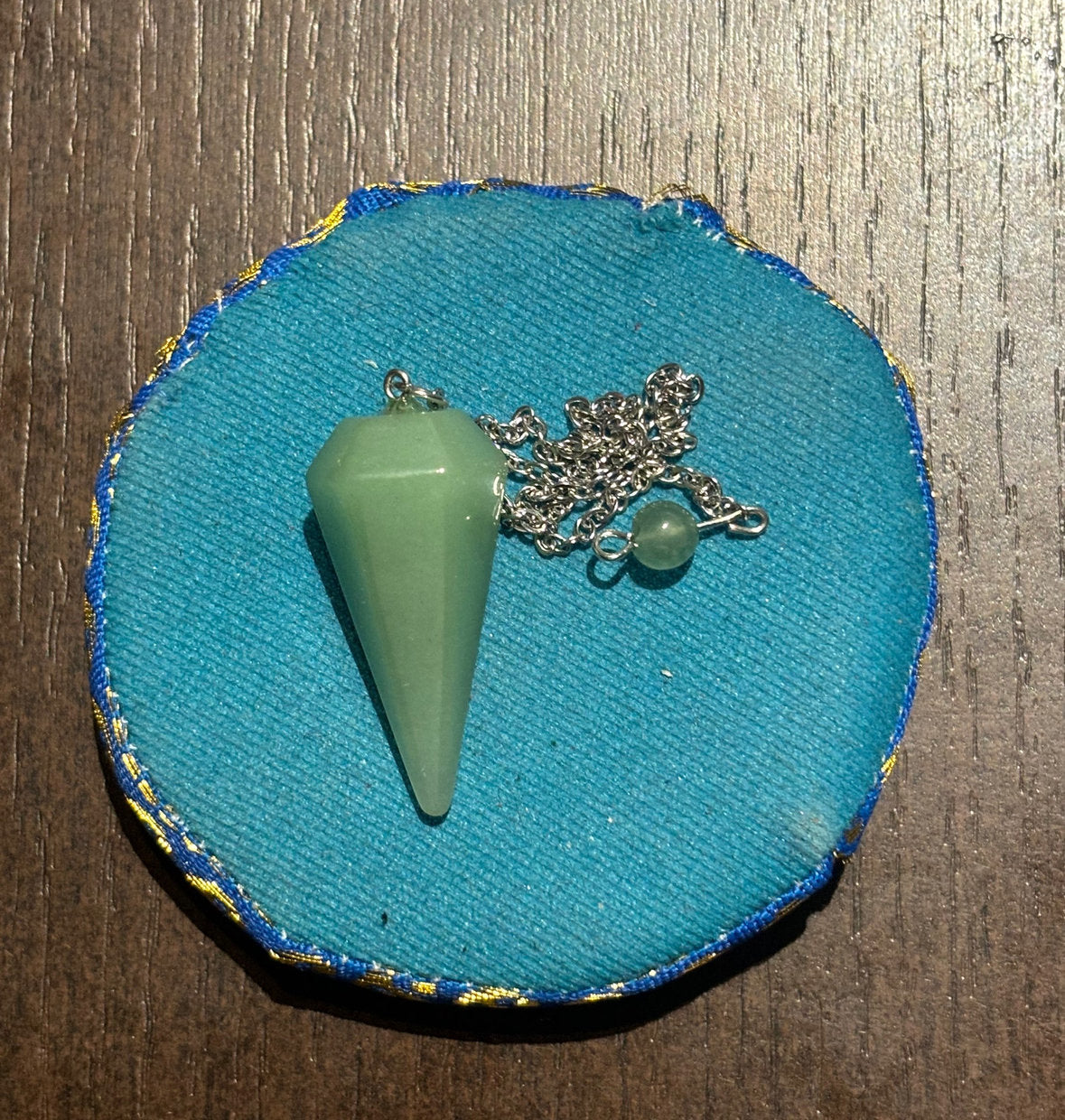 Pendule Aventurine Verte Conique