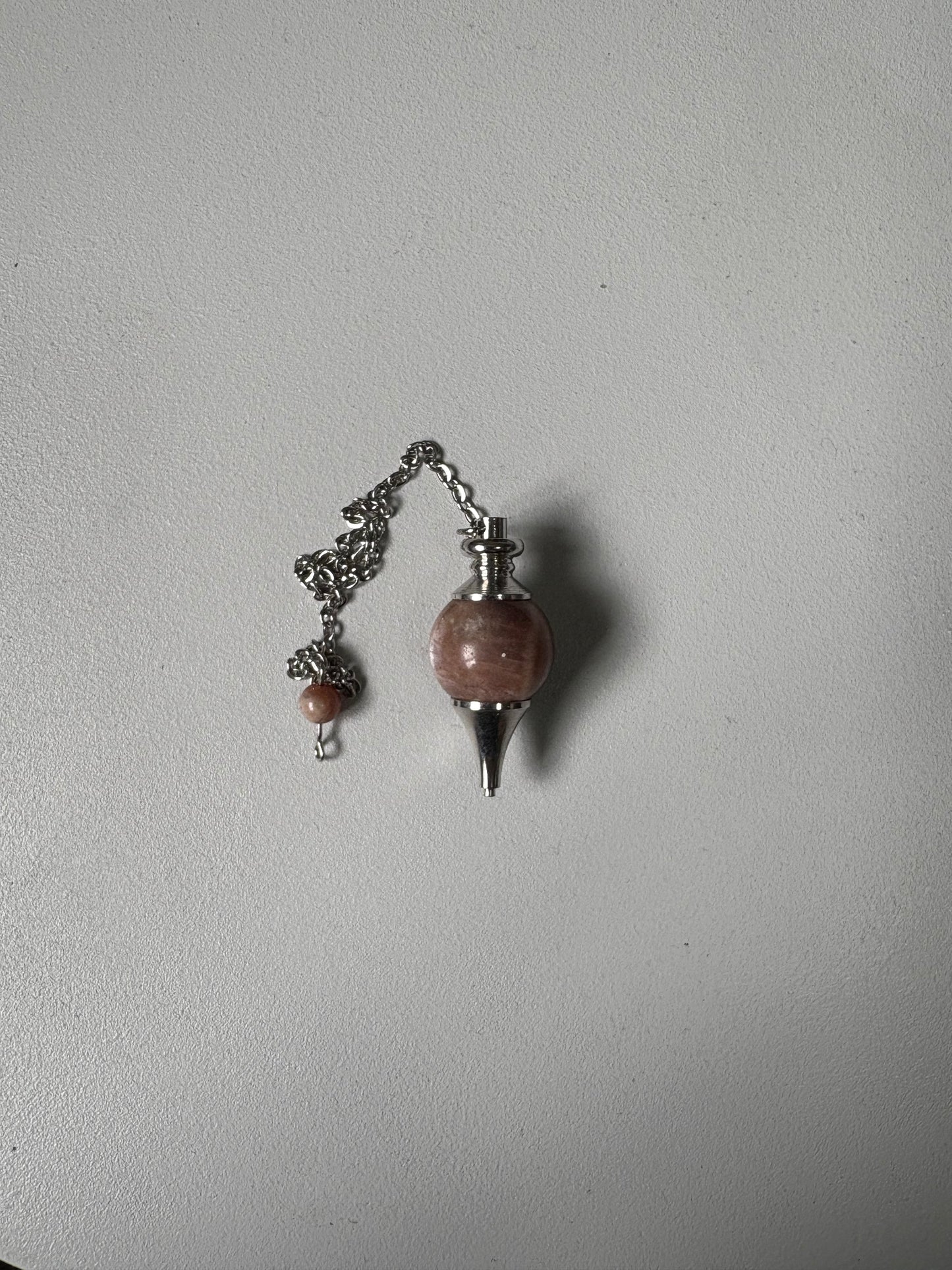 Pendule de Radiesthésiste en Pierre de Soleil