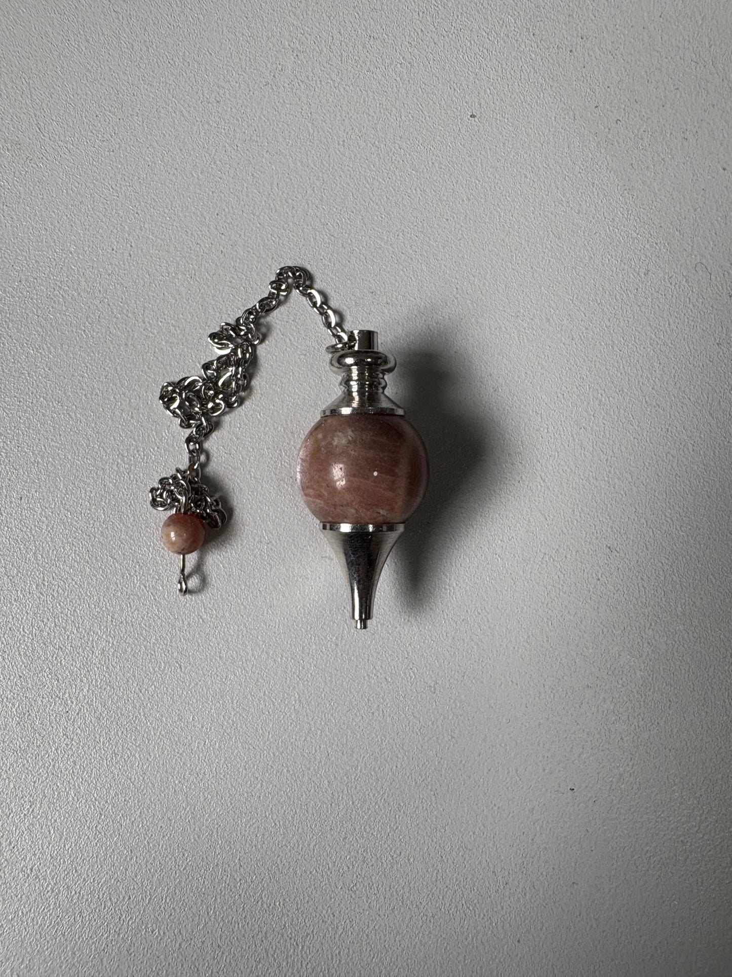 Pendule de Radiesthésiste en Pierre de Soleil