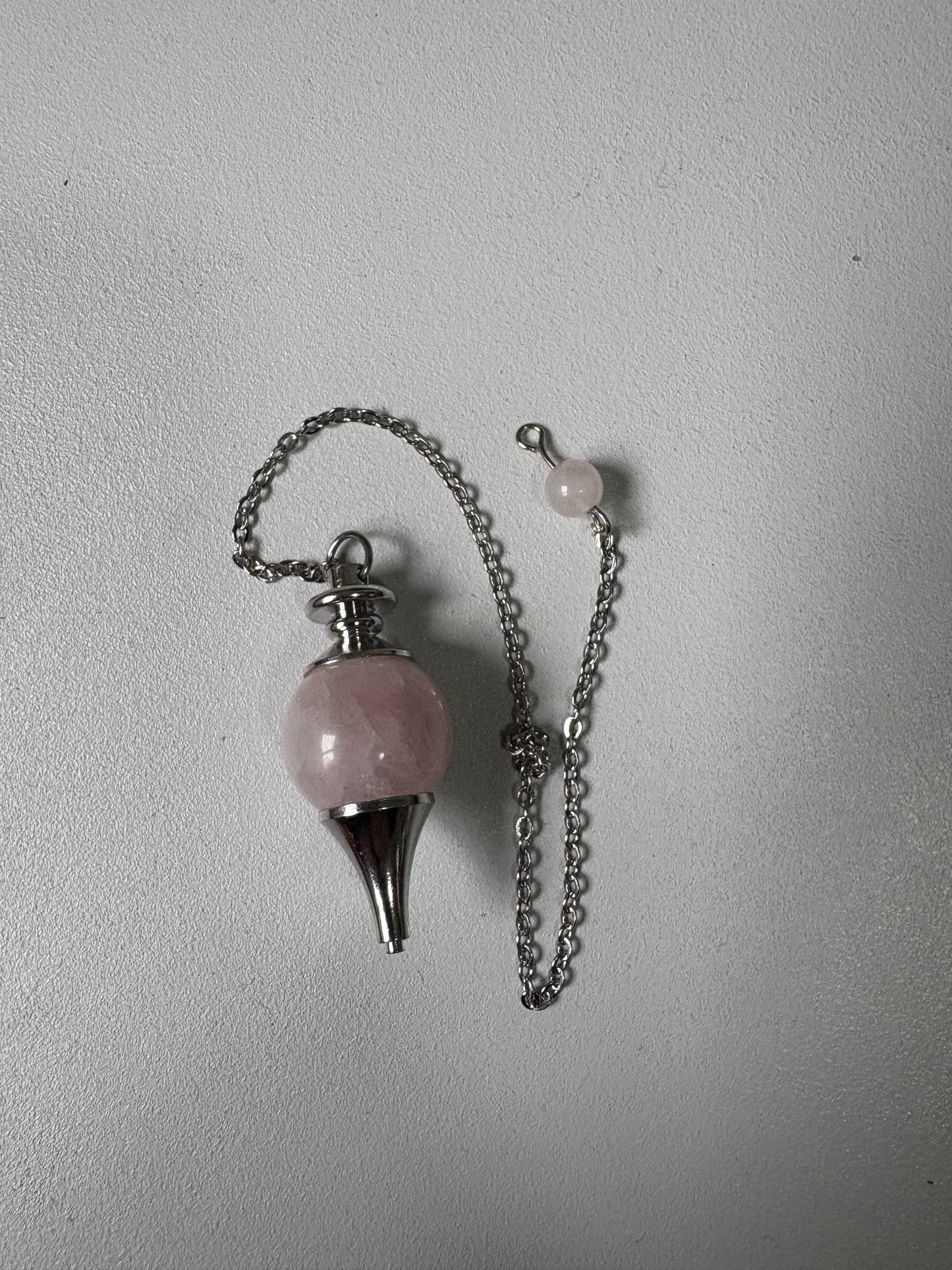 Pendule Quartz Rose Sphère