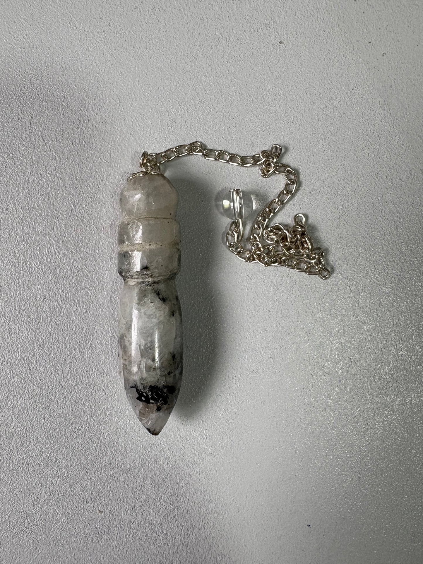 Pendule de Radiesthésie en Pierre de Lune Égyptien