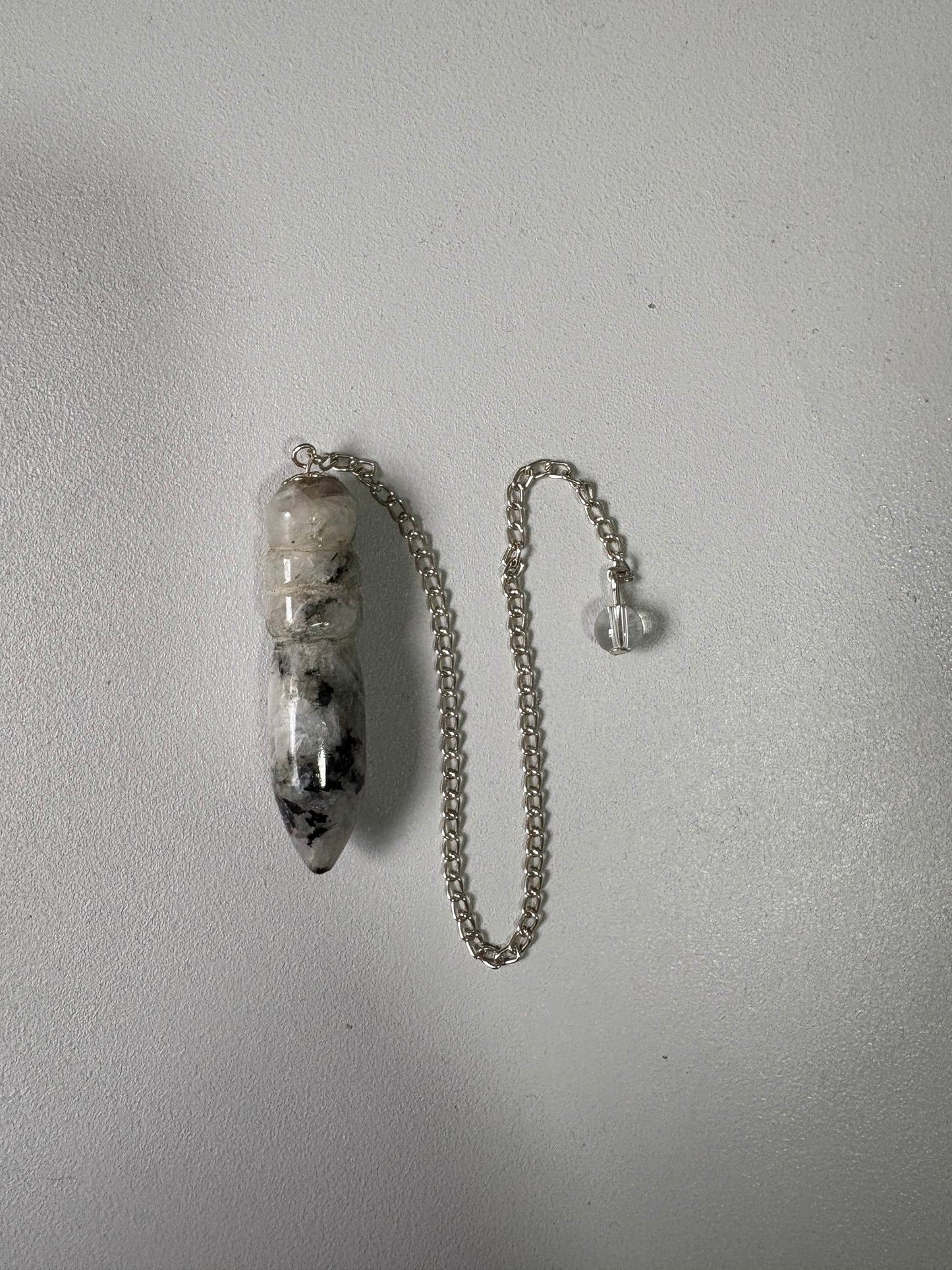 Pendule de Radiesthésie en Pierre de Lune Égyptien