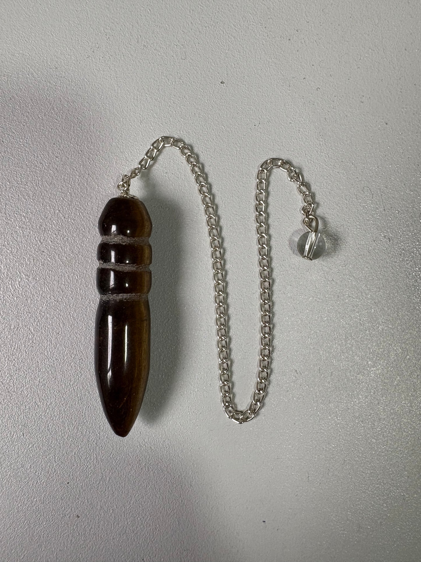 Pendule de Radiesthésiste Œil de Tigre Égyptien
