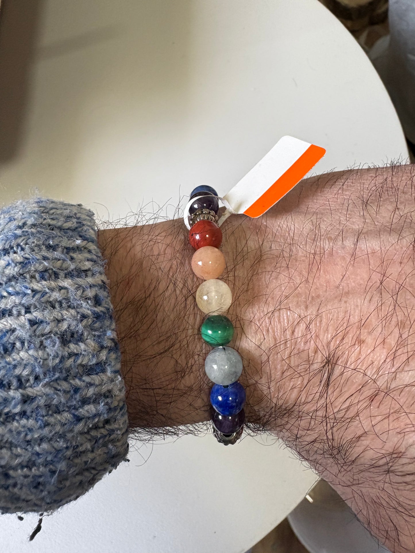Bracelet 7 Chakras PREMIUM 1 Mix perles 8 mm