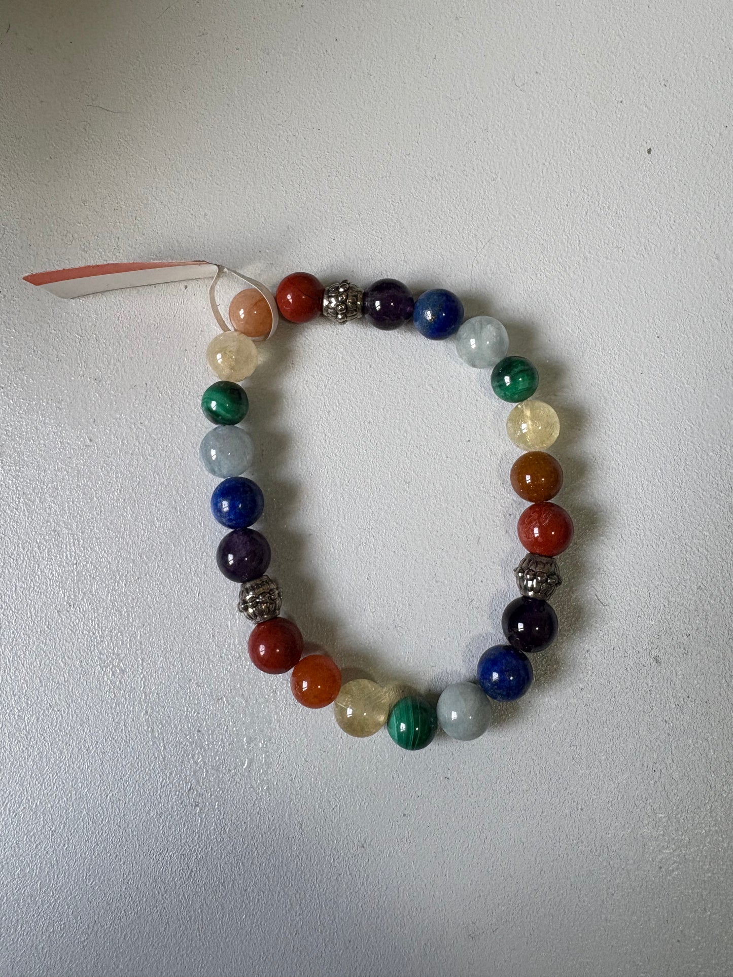 Bracelet 7 Chakras PREMIUM 1 Mix perles 8 mm