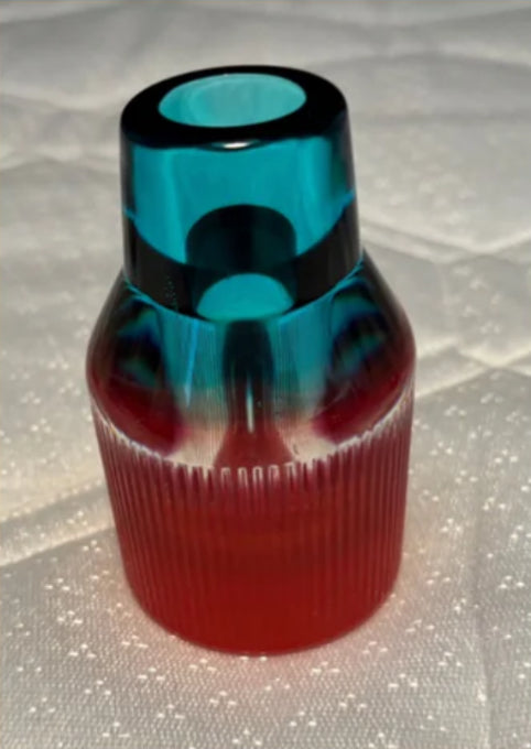 VASE TRICOLORE GRAND MODÈLE EN RÉSINE D’ÉPOXY