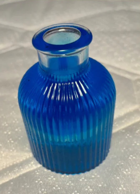 VASE BLEU GRAND MODÈLE EN RÉSINE D’ÉPOXY