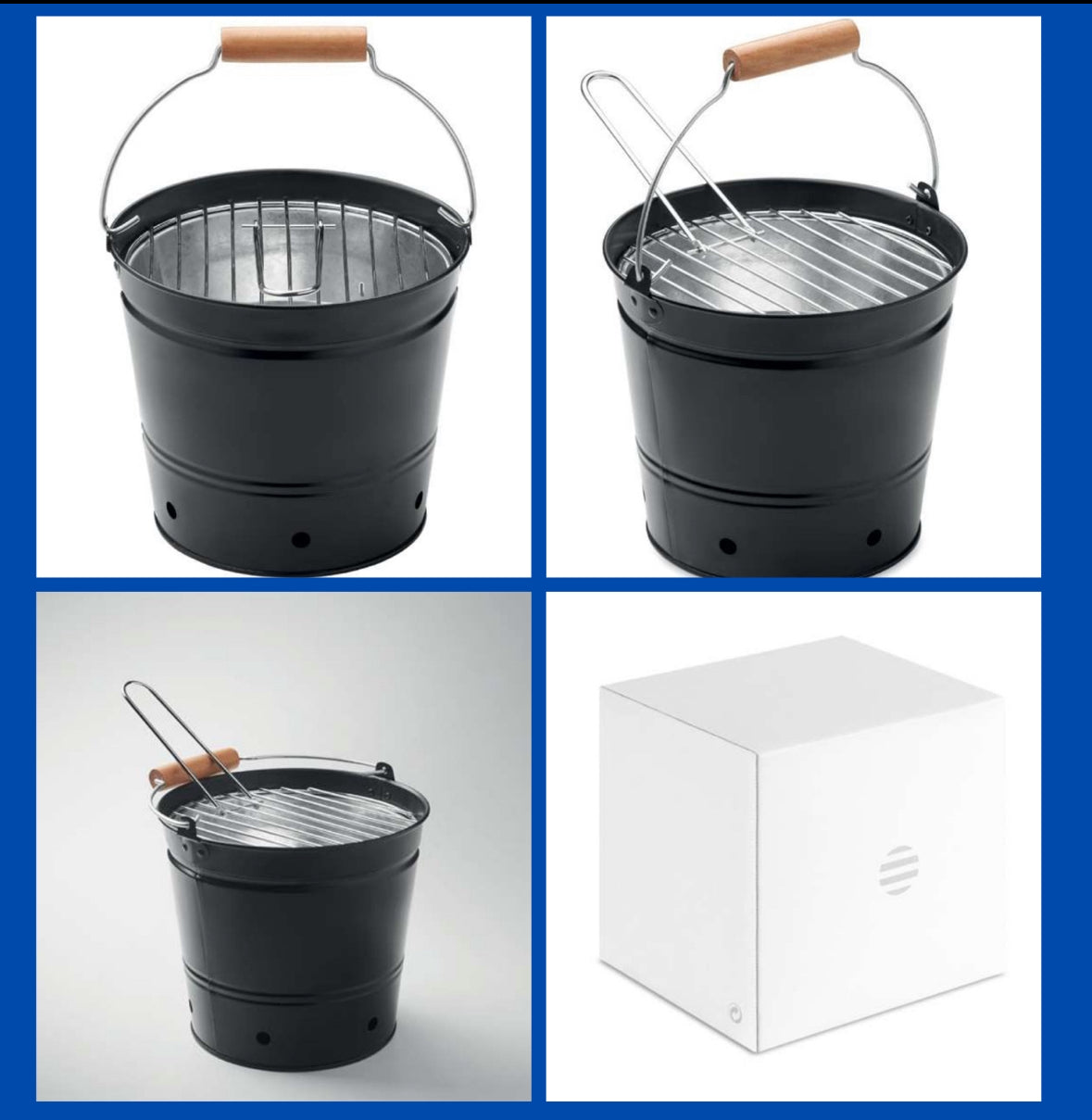 BARBECUE SEAU PORTABLE